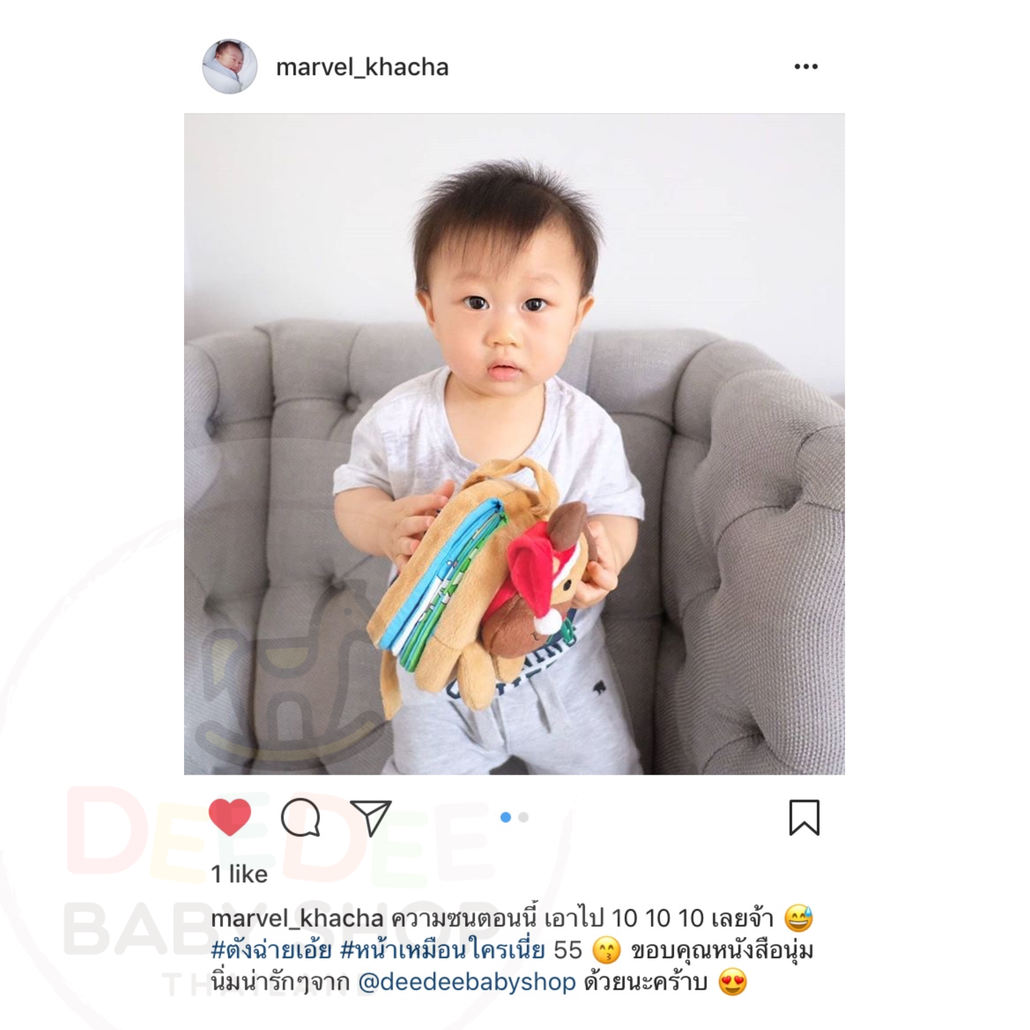 หนังสือตุ๊กตากวางเรนเดียร์กอดได้ Barron's Books on the Go! Cuddly Reindeer