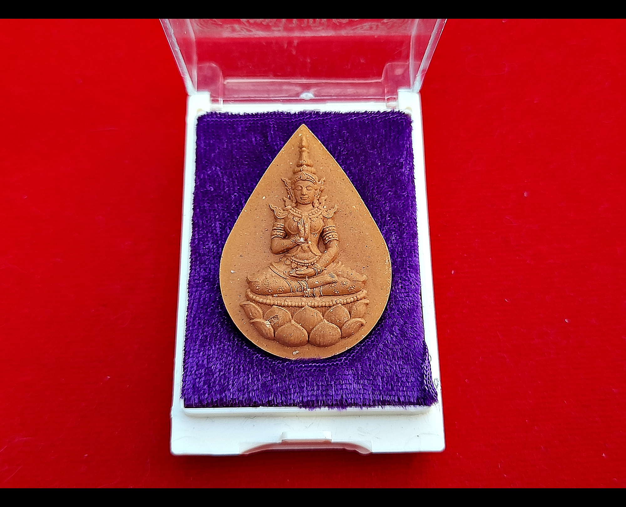เหรียญ พระสุนทรีวาณี หลัง พระพรหม เนื้อผง(ขนาดห้อยคอ พกพา) ปี2558 #รับประกันแท้ - หลวงพ่อเจ้าคุณธงชัย วัดไตรมิตรวิทยาราม