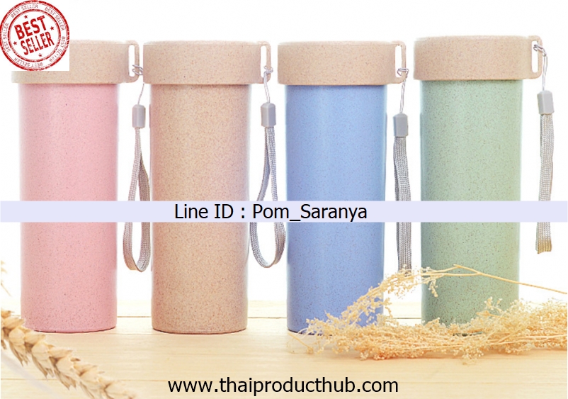 W72-018-CP-011_แก้ววัสดุธรรมชาติ , กระบอกน้ำ , ขวดน้ำ , ของพรีเมี่ยม , ของที่ระลึก