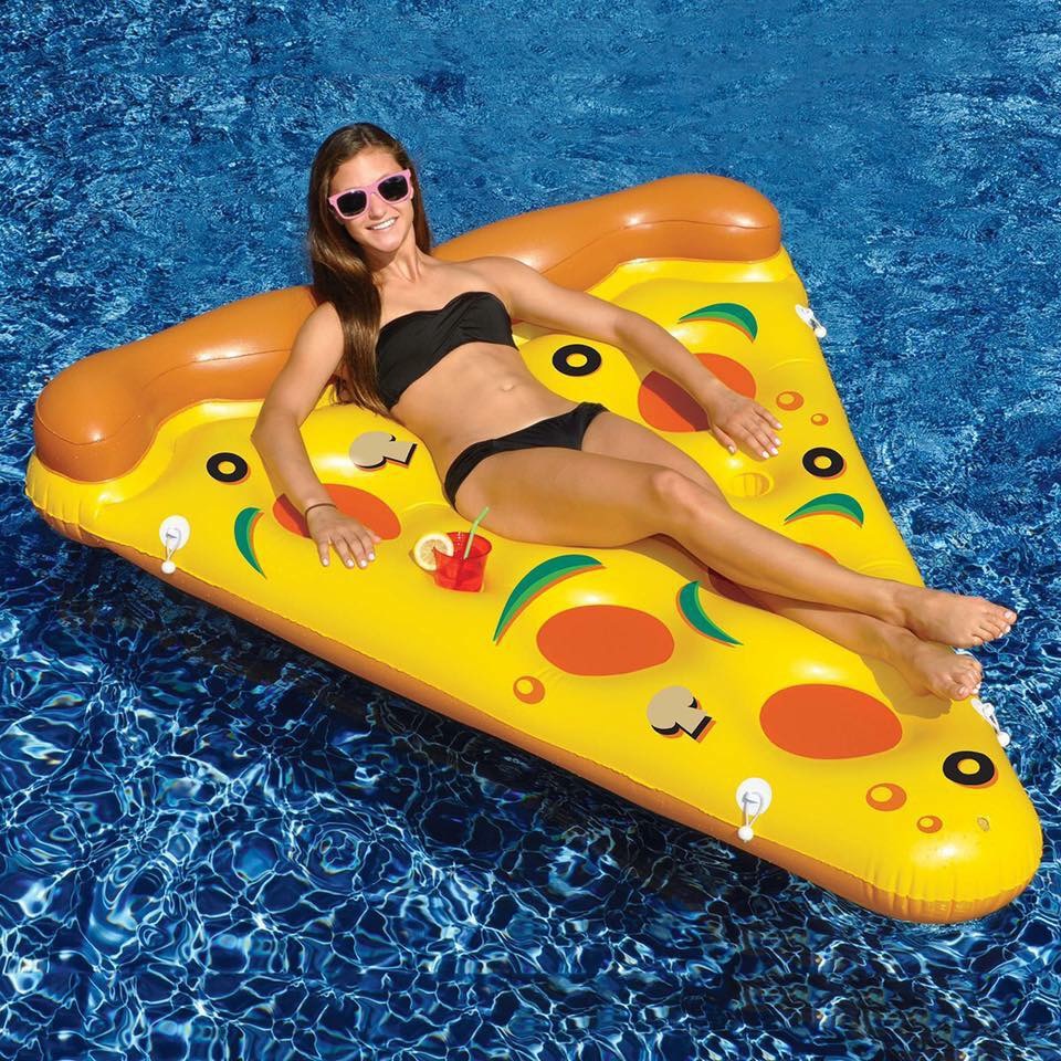 พูลโฟลทพิซซ่ายักษ์ Pool Float Giant Inflatale Cheese Pizza Slice