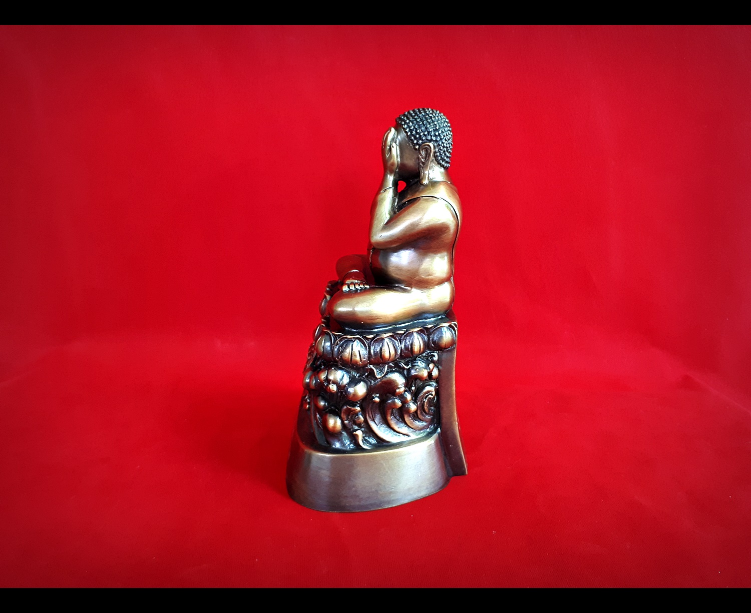 รูปหล่อ พระปิดตา เนื้อทองเหลือง (หลังยันต์มหาเศรษฐี คาถาเงินล้าน) (ขนาด หน้าตัก3นิ้วครึ่ง ฐาน5นิ้ว สูง7นิ้ว) ปี2560 #รับประกันแท้ - หลวงพ่อเล็ก วัดท่าขนุน และพระเกจิในสายศิษย์หลวงพ่อฤาษีวัดท่าซุง (ปลุกเสกออกวัดเขาวงศ์)