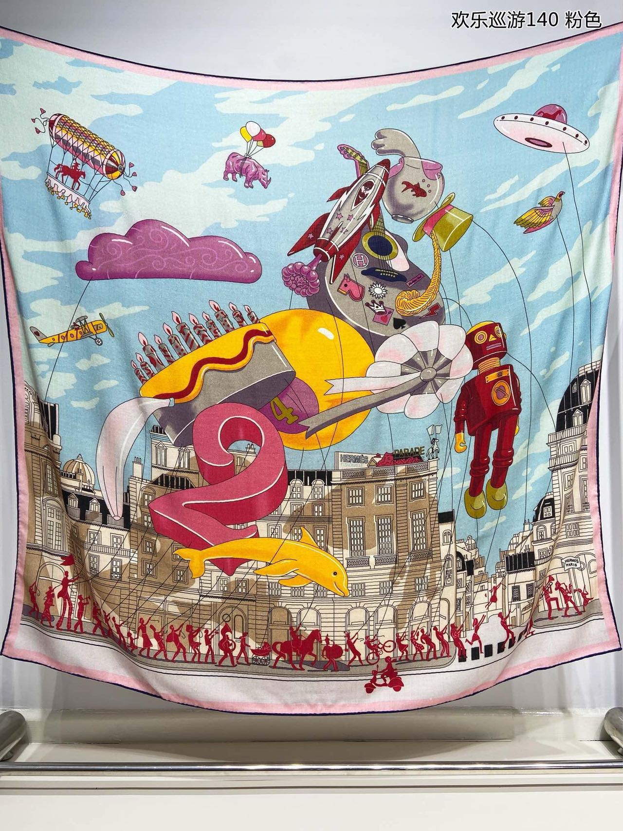 ผ้าพันคอ hm ผ้าคลุมไหล่ hm silk and cashmere scarf งานดีสุด