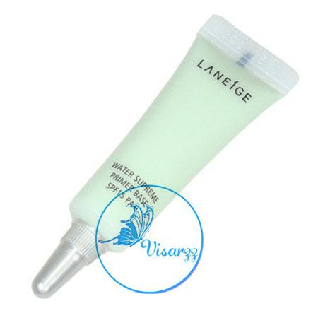 (Tester) Laneige Water Supreme Primer Base No.60 Light Green 5ml เบสสูตรน้ำเนื้อบางเบาอุดมไปด้วยมอยส์เจอร์ไรเซอร์ ปกปิดรูขุมขน พรางรอยแดง
