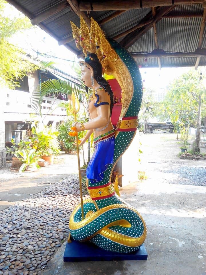 รูปปั้น รูปหล่อ ท่านปู่ พญานาคราช นาคาธิบดีศรีสุทโธ องค์ขนาดใหญ่เท่ามนุษย์ เนื้อทองเหลือง (งานสั่งทำตามออร์เดอร์ Pre-Order)