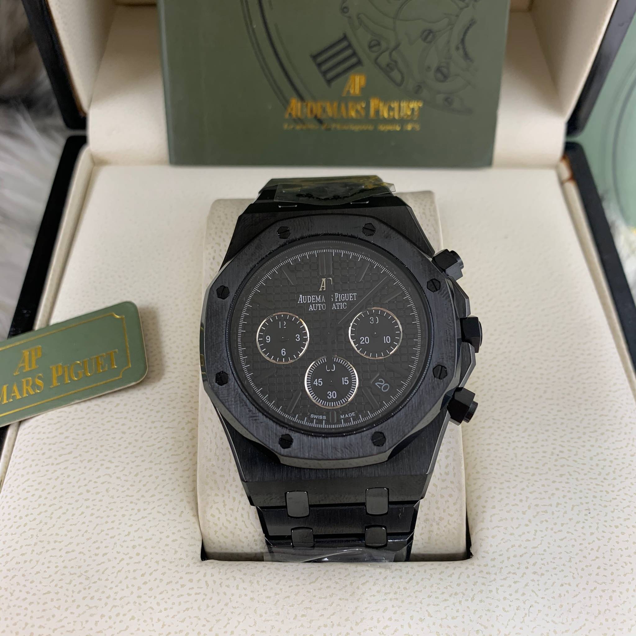 นาฬิกา Audemars Piguet Royal Oak Offshore Chronograpp Black งาน Mirror Swiss