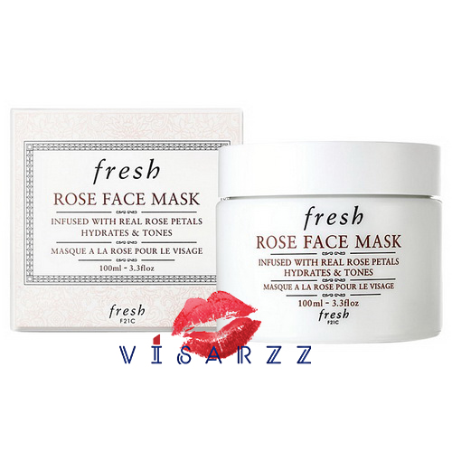 (ลด 60% Mfg2016-) Fresh Rose Face Mask 100mL ผลิตภัณฑ์ที่มีเนื้อเจลเย็นอันเป็นเอกลักษณ์ผสมกับกลีบกุหลาบและน้ำกุหลาบอันบริสุทธิ์ที่จะซึมซาบลงสู่ผิวของคุณ เพื่อให้ความชุ่มชื้นและปรับสีผิวให้สม่ำเสมอ สำเนา