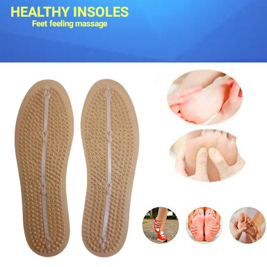 แผ่นรองรองเท้าเพื่อสุขภาพแบบปุ่มนวดเท้าHEALTHY INSOLES