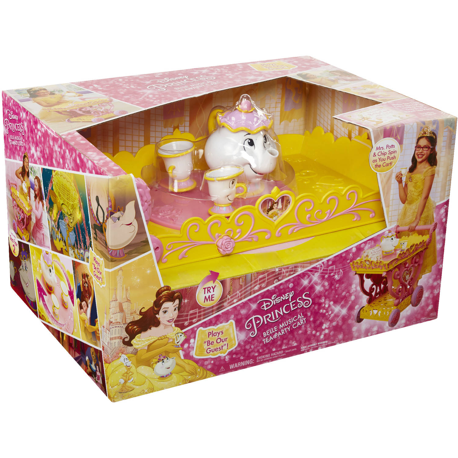 รถเข็นปาร์ตี้น้ำชาเจ้าหญิง Disney Princess Belle Musical Tea Party Cart