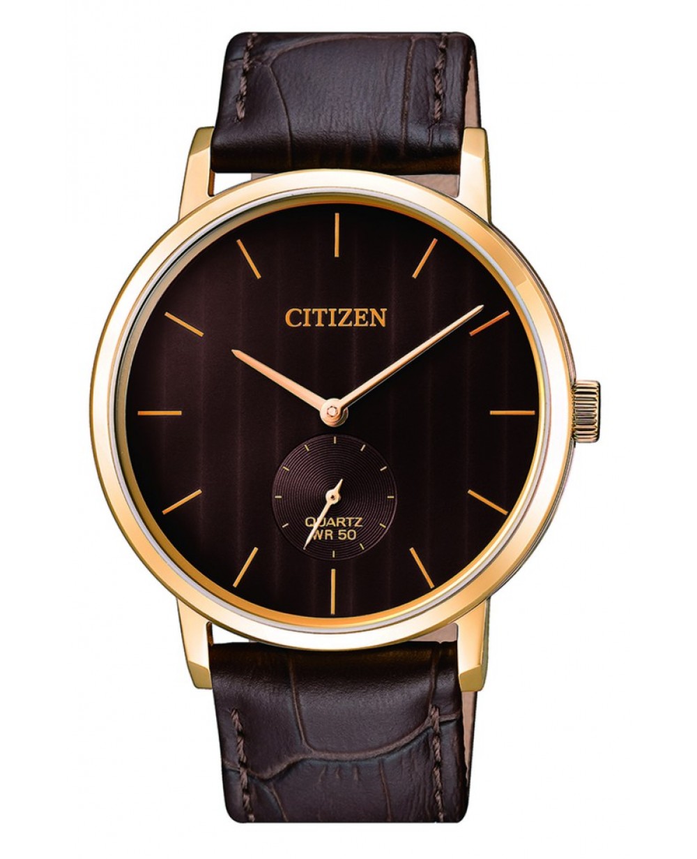Citizen Analog Brown Dial Men's Watch - BE9173-07X