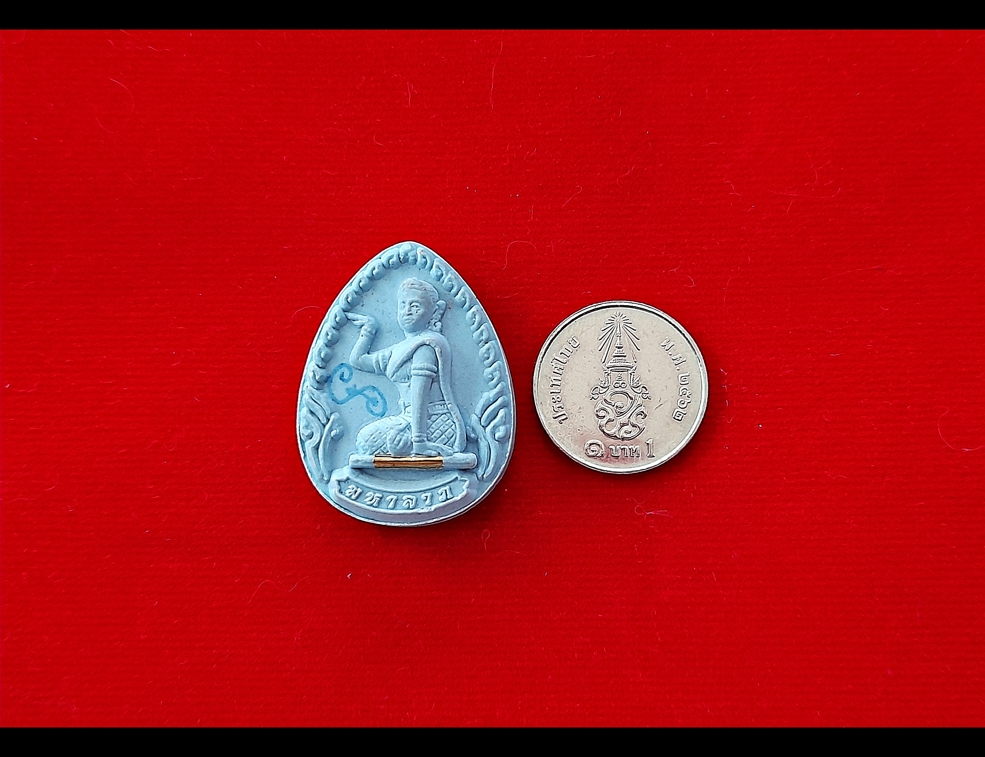 นางกวัก ฝั่งตะกรุด เนื้อผง ปี2556 (มีรอยจารยันต์เพิ่ม) #รับประกันแท้ - พระอาจารย์สุริยัณ วัดป่าฉัพพรรณรังสี จ.ชัยภูมิ