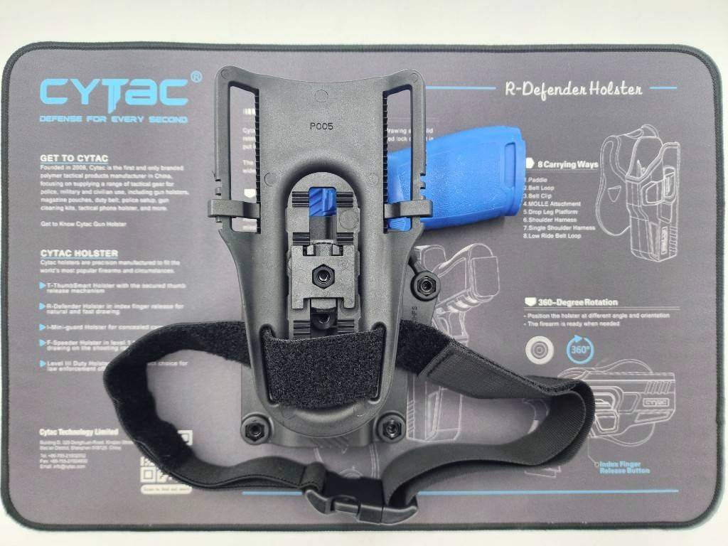 CYTAC thailand ซองพกนอกปลดนิ้วโป้ง Megafit + เพลทลดต่ำ Cytac