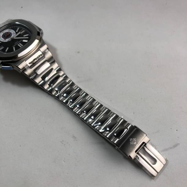 นาฬิกา Patek Philippe รุ่น Men Nautilus 5980 Stainless With Grey Dial หน้าดำ