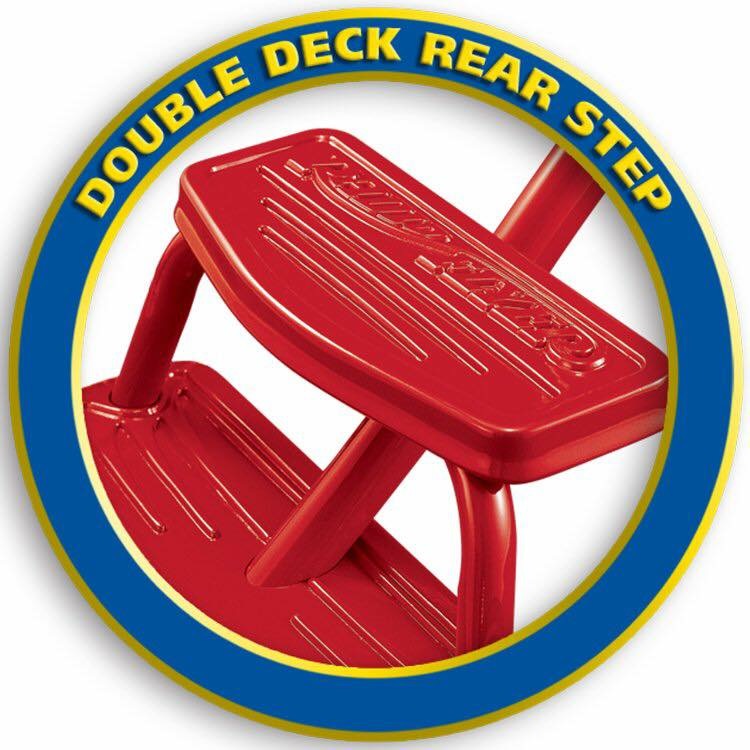 จักรยานสามล้อถีบสุดคลาสสิค Radio Flyer Classic Dual-Deck Tricycle (Red)