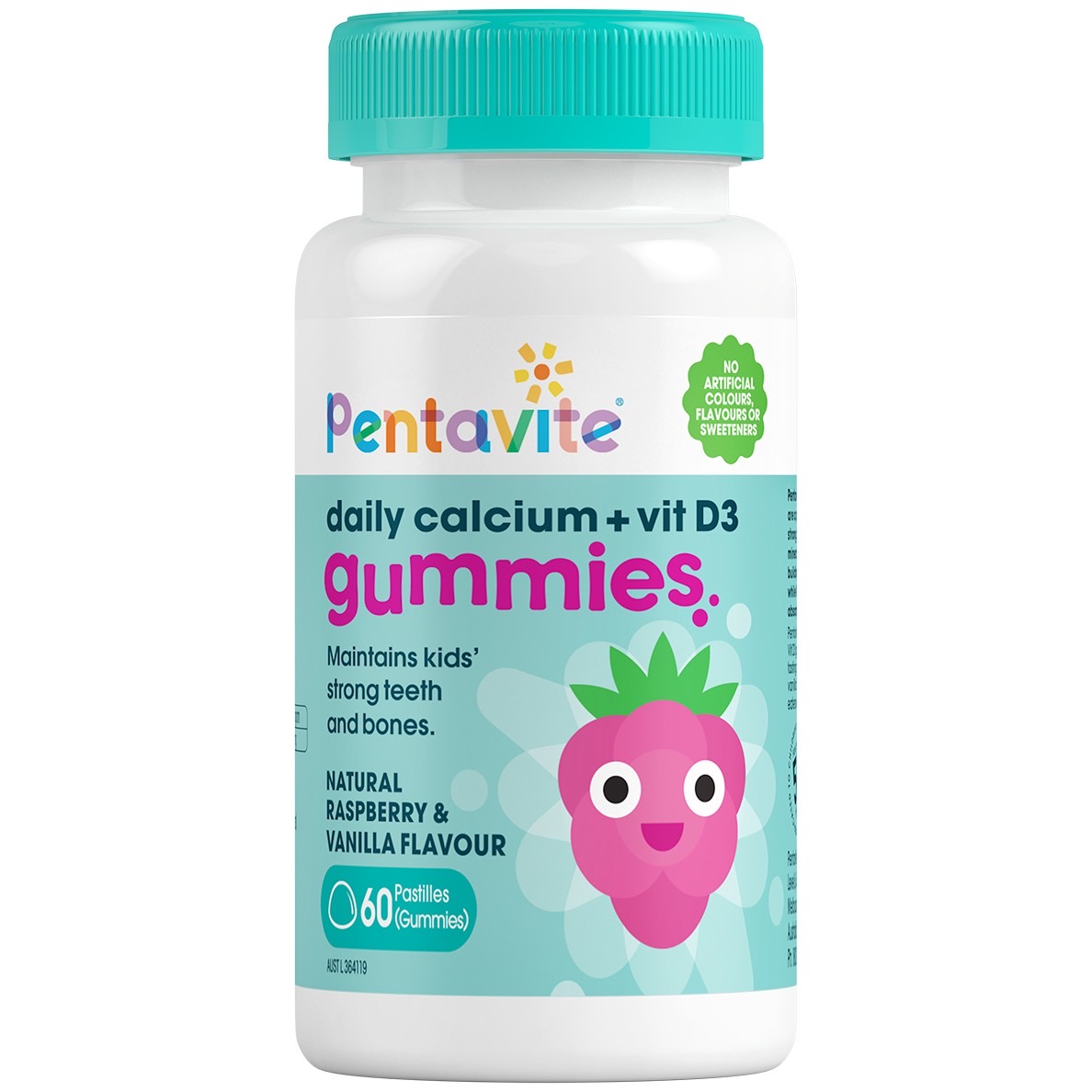 แคลเซียมชนิดกัมมี่สำหรับเด็ก Pentavite Daily Calcium + Vit D3 Gummies