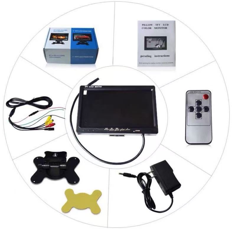 Monitor 7 นิ้ว - N700ต่อVGA,AV,HDMI(ติดต่อLine ID:fa-thai )