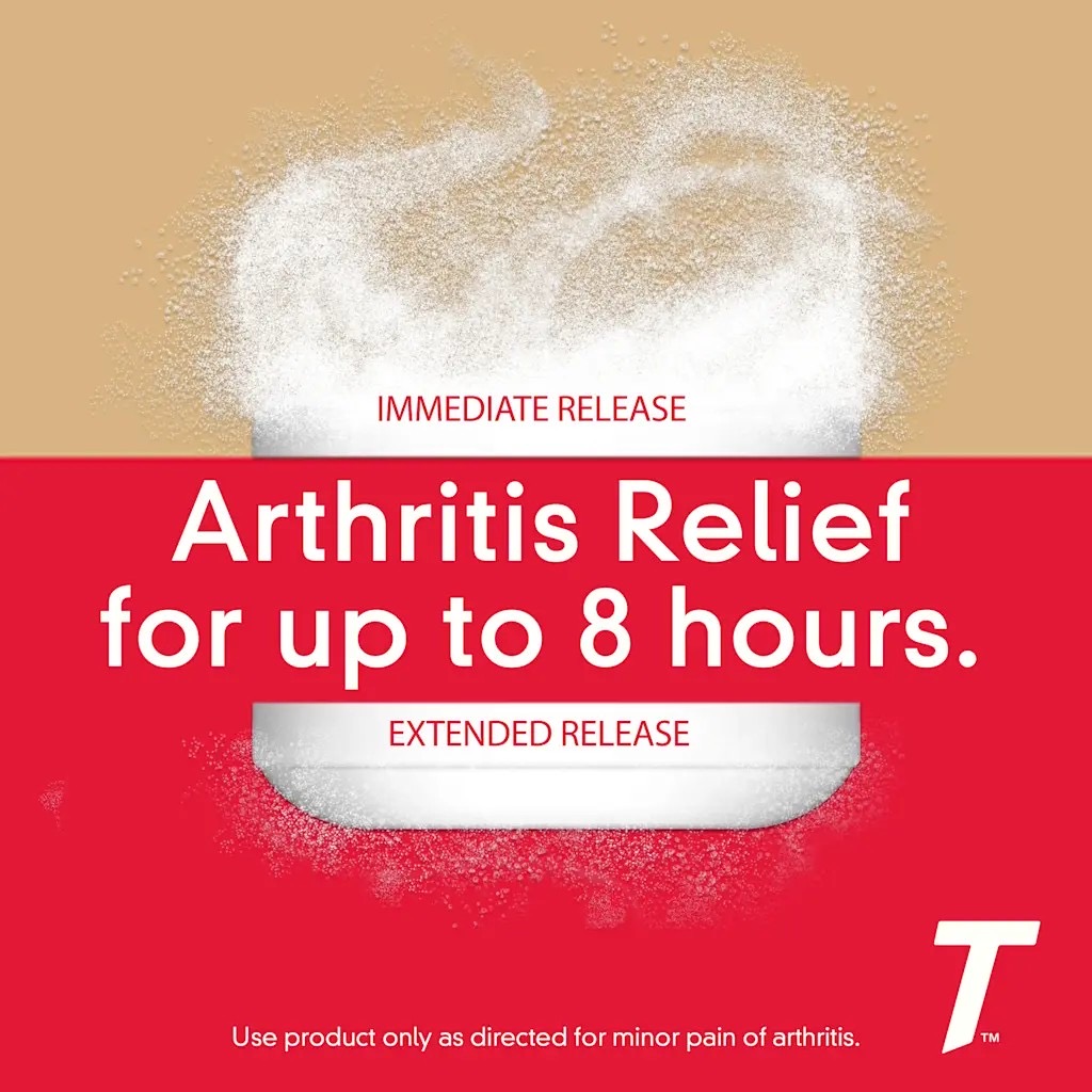 ยาบรรเทาอาการปวดจากข้อต่อ TYLENOL® 8HR Arthritis Pain Relief Extended-Release Tablets (100 Caplets)