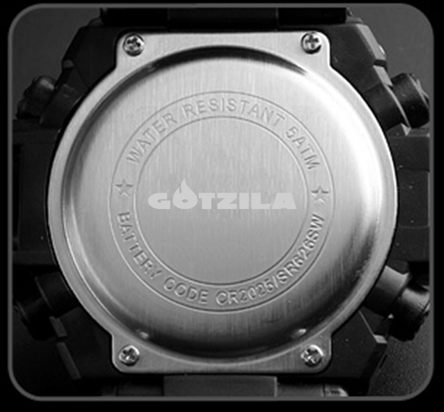 Gotzila Watch นาฬิกาข้อมือผู้ชาย กันน้ำ 50 เมตร เล่นกีฬากลางแจ้ง 2 ระบบ รุ่น GR-02B (Black)