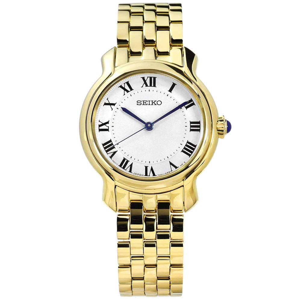 Karnvera Shop Seiko นาฬิกาข้อมือผู้หญิง Ladies Womens Analog Quartz Watch SRZ520P1