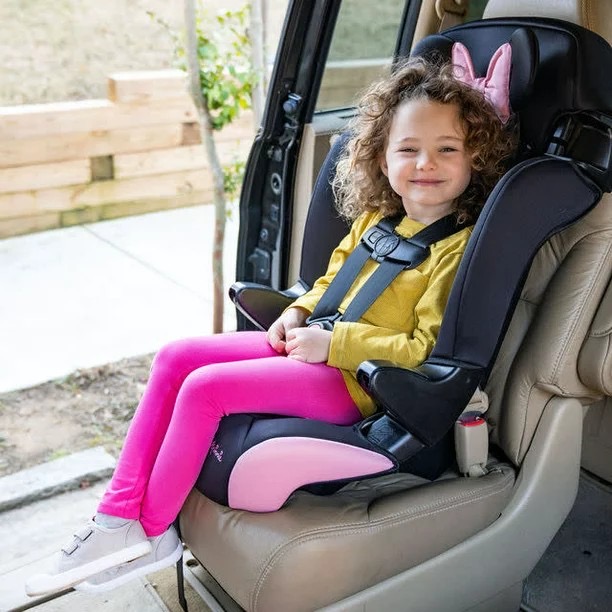 บูทส์เตอร์คาร์ซีทสำหรับเด็ก Disney Baby Peeking Minnie Finale 2-in-1 Combination Booster