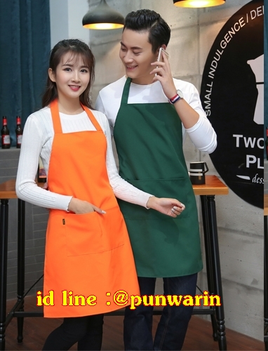 ผ้ากันเปื้อนเต็มตัวคุณภาพดี ร้านอาหาร ร้านกาแฟ K6211013