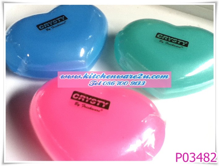 P03482 กล่องสบู่สวีตฮาร์ท ดีไซน์ใหม่ สีสวย เป็นของชำร่วยได้ No.446 ราคาต่อ 1 โหล : 12 ใบ