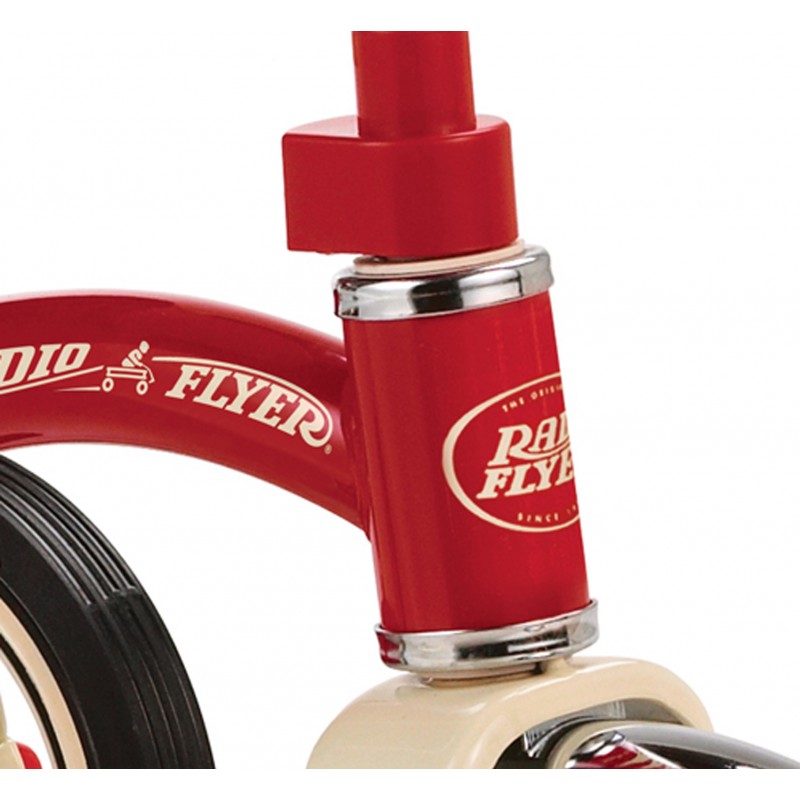 จักรยานสามล้อพร้อมด้ามผลักจูง Radio Flyer Classic Tricycle with Push Handle (Red)