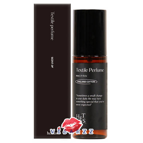 (England Cotton) Hetras Textile Perfume 80mL น้ำหอมฉีดตัว ฉีดผ้าจากแบรนด์ Hetras ก้านไม้หอมชื่อดังจากเกาหลี ขนาดเล็กพกพาสะดวก ช่วยดับกลิ่นปิ้งย่าง หรือกลิ่นอับชื้นได้ดี