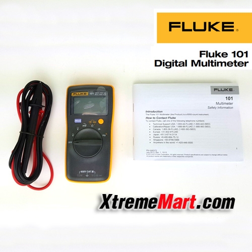 ดิจิตอลมัลติมิเตอร์ FLUKE 101 ของแท้ 100% เวอร์ชั่นโลโก้ FULKE ภาษาอังกฤษ
