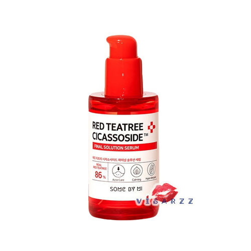 (พร้อมส่ง) Some by Mi Red Teatree Cicasoside Serum 50mL เซรั่มใหม่ล่าสุด ดูแลผิวแพ้ง่ายและมีสิว ช่วยลดความมันบนใบหน้า รวมไปถึงพวกรอยแดงที่เกิดจากการแพ้