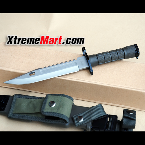 มีดใบตาย M9 มีดติดปลายปืนไรเฟิลตระกูล M16, AR15, M4, G3 และปืนมาตรฐาน NATO รุ่นอื่นๆ