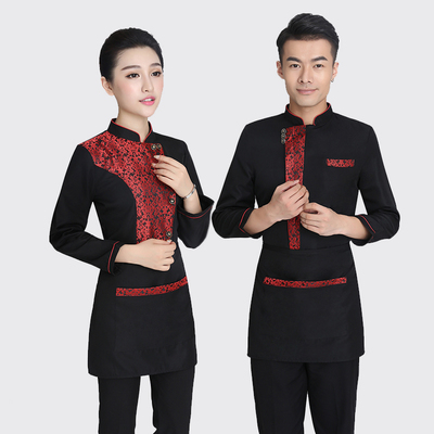 F6205005 เสื้อพนักงานต้อนรับ เสื้อพนักงานเสริฟ เสื้อพนักงานโรงแรม เสื้อพนักงานร้านอาหาร F6205005 สีภาพ L-3XL