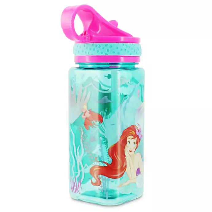 กระติกน้ำแบบหลอดดื่มสำหรับเด็ก Disney Ariel Water Bottle with Built-In Straw (2020)