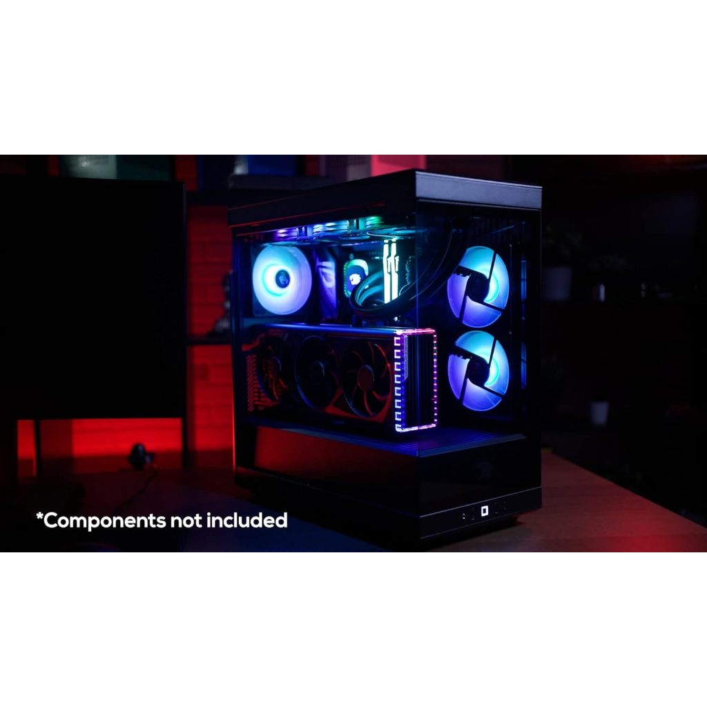HYTE Y40 Modern Aesthetic Panoramic Tempered Glass Mid-Tower ATX Computer Gaming