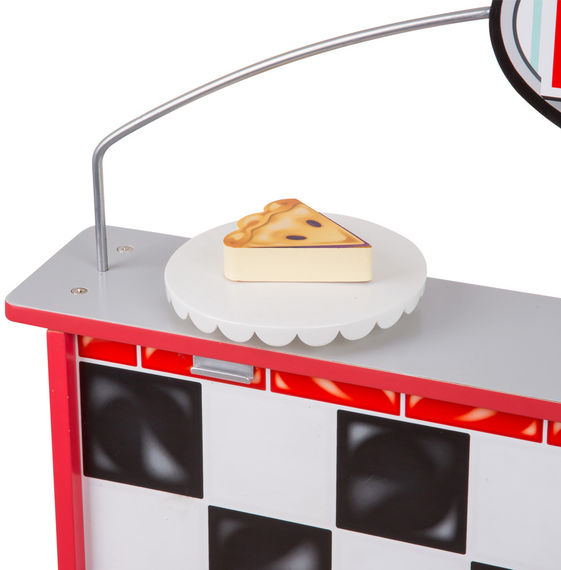 ชุดครัวจำลองพร้อมโต๊ะรับประทานอาหาร Melissa & Doug Star Diner Restaurant