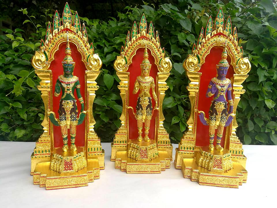 รูปหล่อ เทวดานพเคราะห์ ทั้ง9 เนื้องานเรซิ่น ลงสีปิดทอง (สูง30ซม) (ราคาองค์ละ4500บาท) (งานหล่อทำใหม่ยังไม่ได้ผ่านพิธีปลุกเสก)