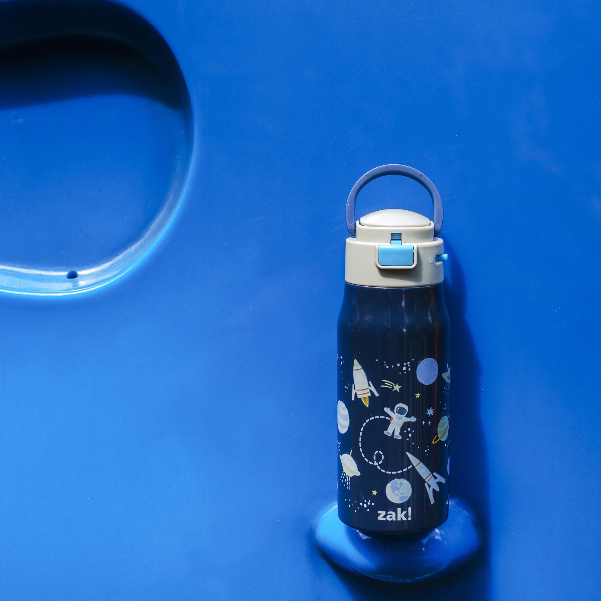 กระติกน้ำสเตนเลสรักษาอุณหภูมิ Zak! Outer Space Mesa Vacuum Insulated Stainless Steel 13.5 Oz Bottle