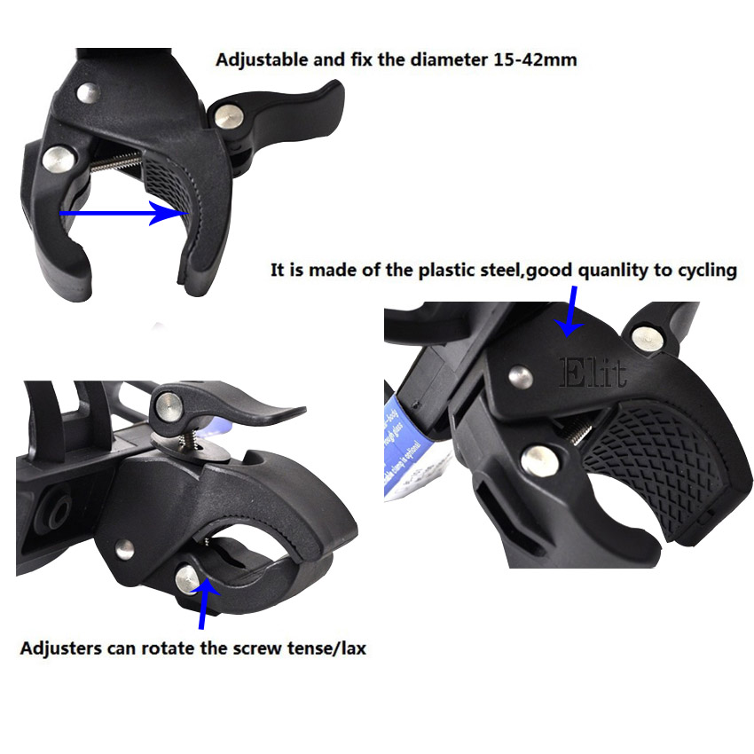 Elit ขากระติกปลดเร็ว ที่ใส่ขวดน้ำ จักรยาน Beto Bike Bottle Holder (Black)