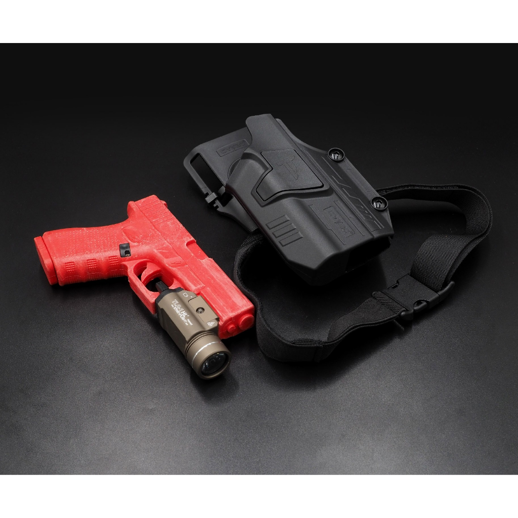 Cytac thailand ซองพกนอก Mega-Fit (รุ่นติดไฟฉาย) + เพลทลดต่ำ Cytac