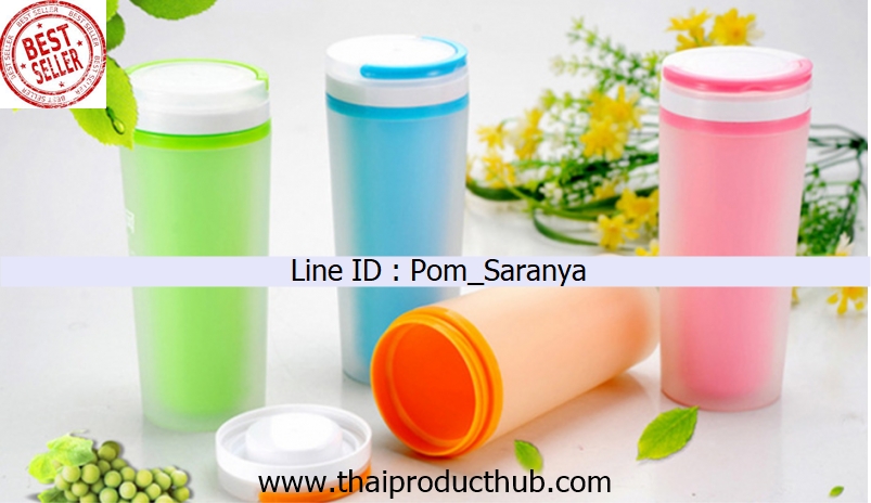 W73-056-CP-011_แก้วน้ำกระบอกน้ำพลาสติก , กระบอกน้ำ , ขวดน้ำ , ของพรีเมี่ยม , ของที่ระลึก