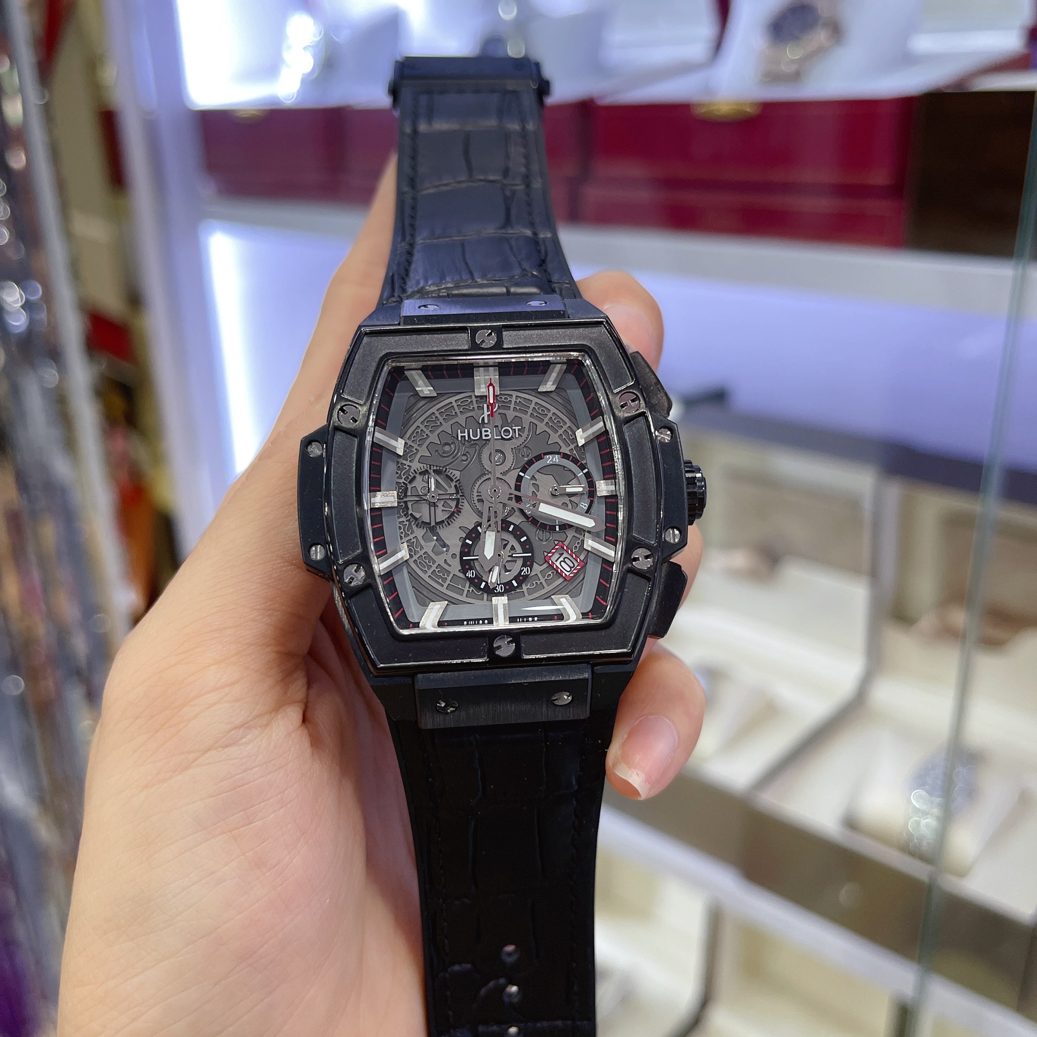 นาฬิกา Hublot MP-06 Aryton Senna Champion 88 black Swiss