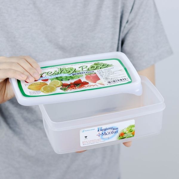 P10858 กล่องอาหาร Freshy ความจุ 1000 มิลลิลิตร #5045 (12*20*7 cm) อย่างดี No.5045 (ราคาส่งต่อ 12 ใบ: เฉลี่ย 35 บ/ใบ)