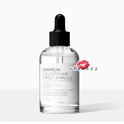 Graymelin Collagen Perfect Ampoule 50mL เกรย์เมลิน เซรั่มคอลลาเจนเข้มข้น ช่วยบำรุงผิวให้อิ่มฟูตึง เก็บกักความชุ่มชื้นได้ดี ทำให้ผิวยืดหยุ่นดูอ่อนเยาว์