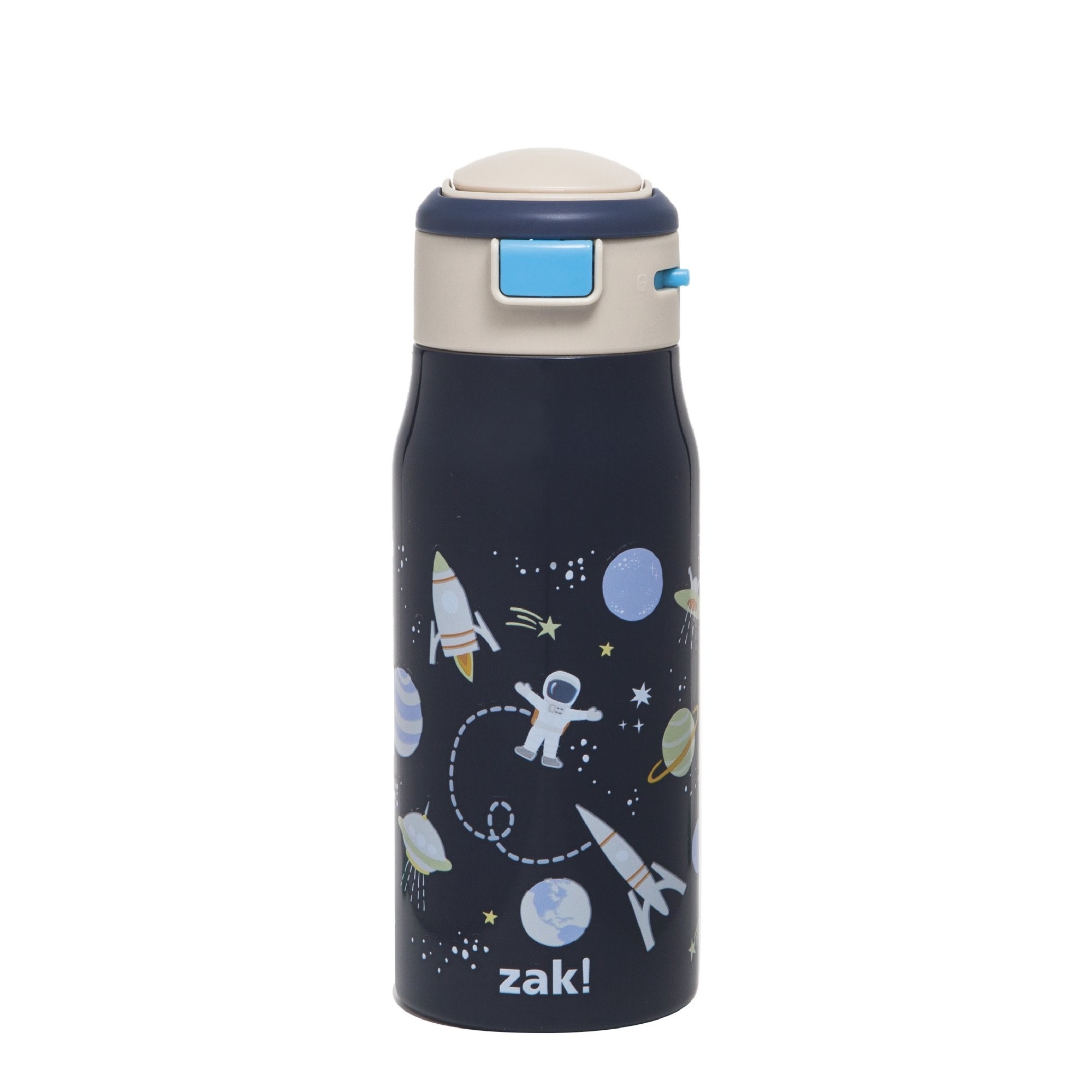 กระติกน้ำสเตนเลสรักษาอุณหภูมิ Zak! Outer Space Mesa Vacuum Insulated Stainless Steel 13.5 Oz Bottle
