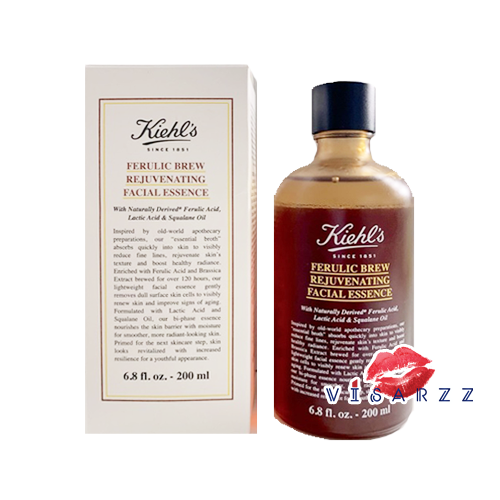 (ไซส์จริง เคาท์เตอร์ไทย) Kiehl's Ferulic Brew Rejuvenating Facial Essence 100mL น้ำตบน้ำหมัก ใหม่จากคีลส์ เอสเซนส์สูตรเนื้อบางเบา ซึมซาบสู่ผิวได้รวดเร็ว ช่วยลดเลือนริ้วรอยตื้น ๆ อย่างเห็นได้ชัด
