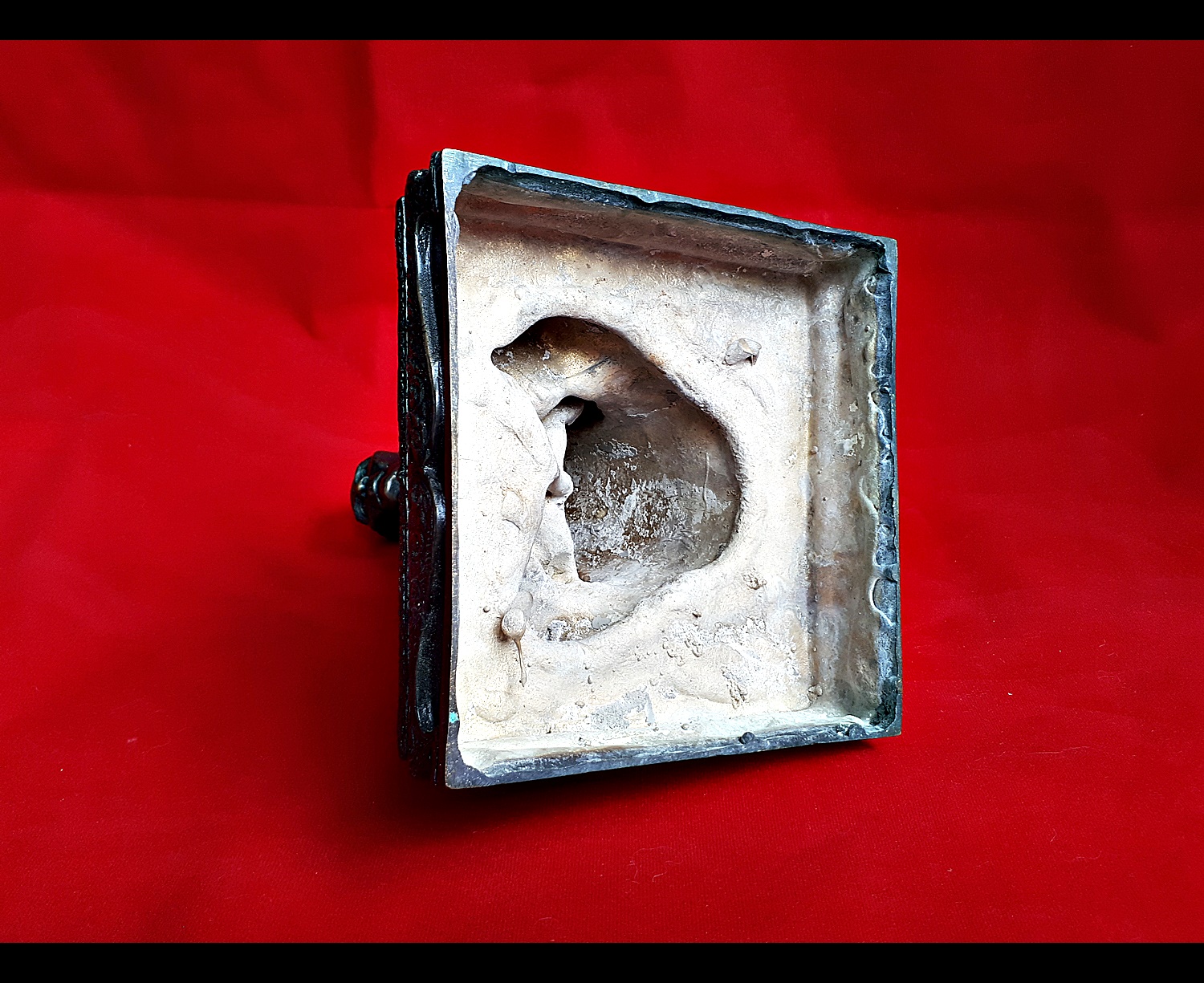 อาแป๊ะ เซียนแปะโรงสี อาจารย์โง้วกิมโคย วัดศาลเจ้า เนื้อโลหะ ขนาดบูชา หน้าตัก 5 นิ้ว ปลุกเสกโดย ครูบากฤษณะ