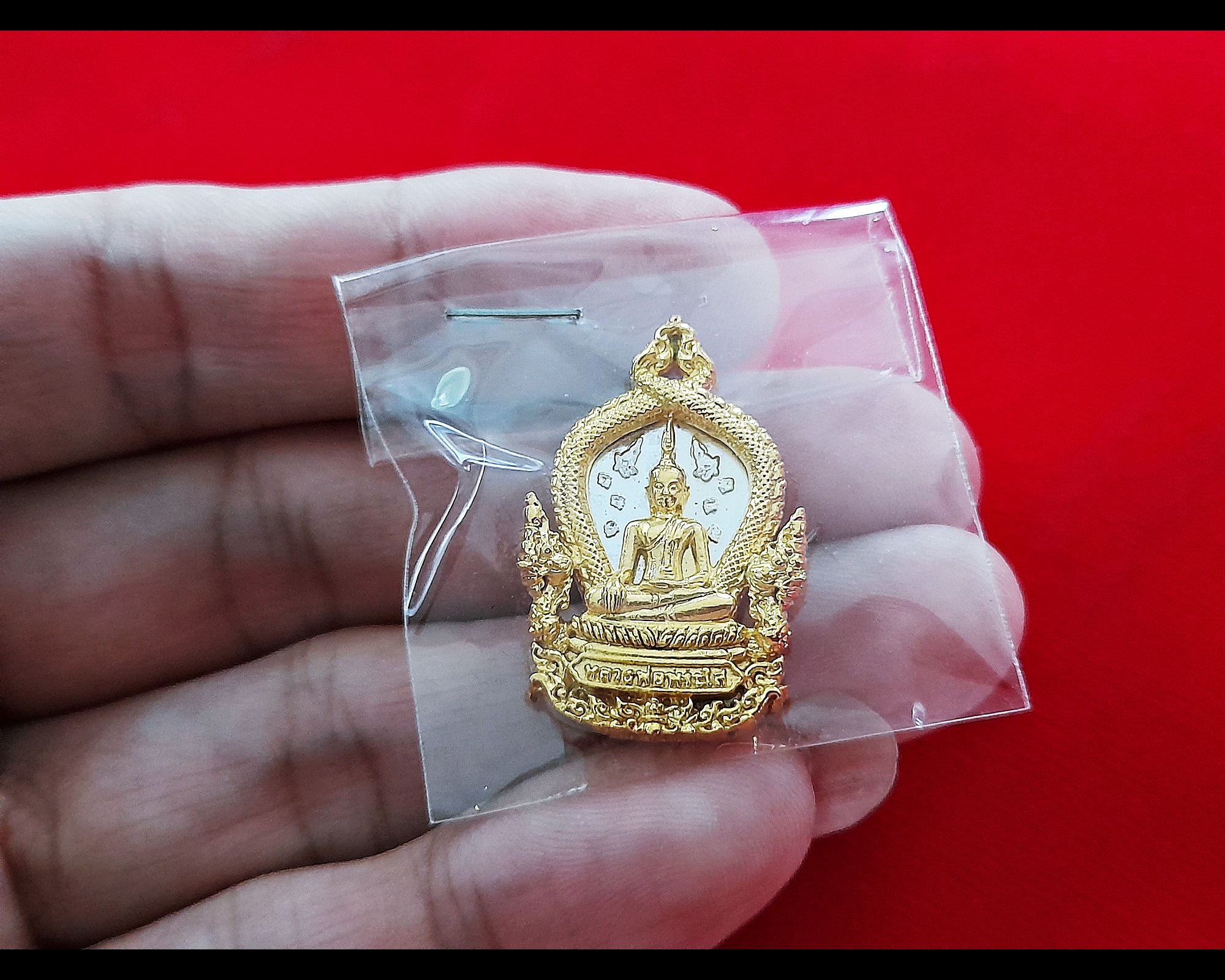 เหรียญ หลวงพ่อพระใส หนองคาย เนื้อทองคำ หลังเงิน ปี2558 #รับประกันแท้