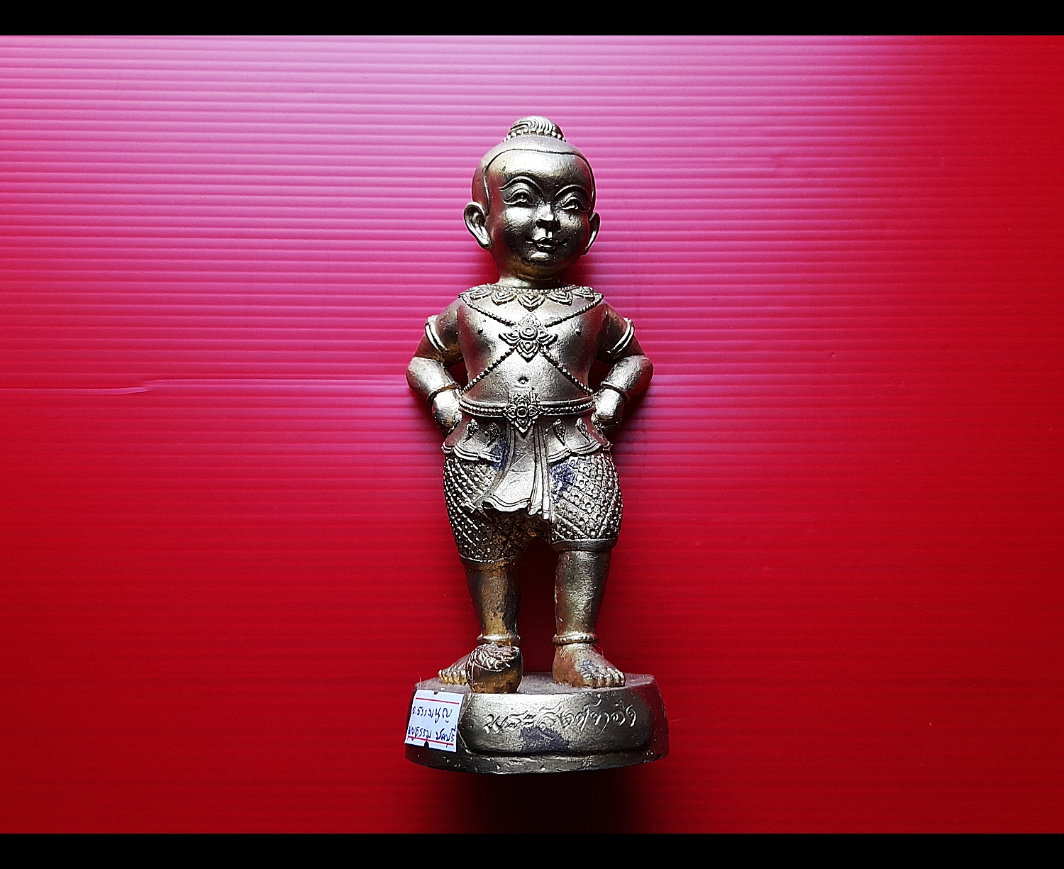 รูปหล่อ กุมารทอง พระสังฆ์ทองจินดามณี เรียกทรัพย์ (เนื้อทองเหลือง สูง7นิ้ว) ปี2559-2560 - อาจารย์ธรรมนูญ สำนักบัวแปดกลีบ(ท่านย่าเฒ่า) จ.ชลบุรี