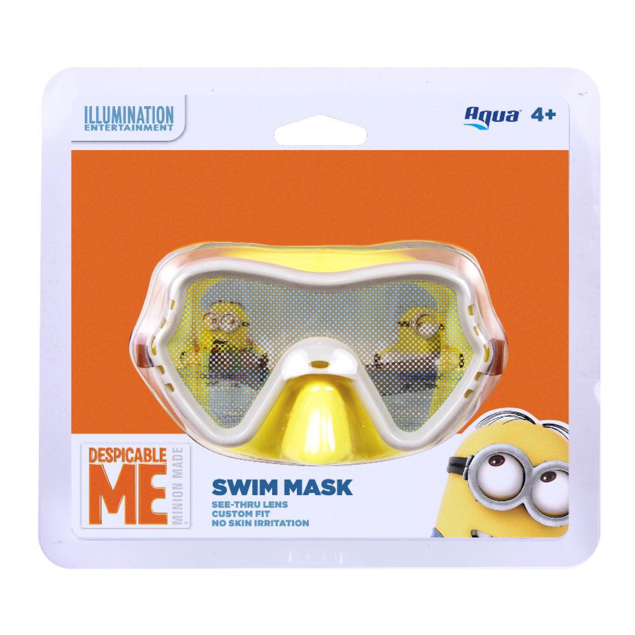 แว่นตาว่ายน้ำสำหรับเด็ก Aqua Swim Mask (Despicable Me)