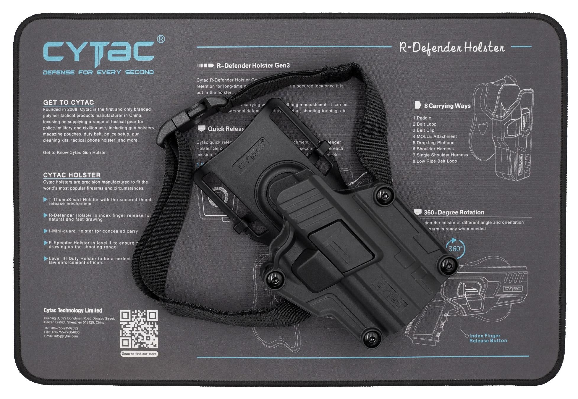 CYTAC thailand ซองพกนอก Megafit Gen2 + เพลทลดต่ำ Cytac