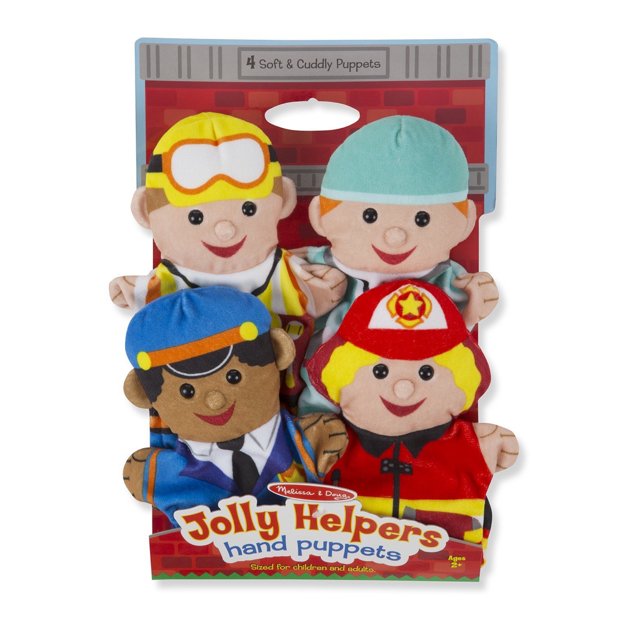 ชุดตุ๊กตาหุ่นมือ Melissa & Doug Hand Puppets (Jolly Helpers)